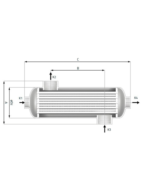 SCAMBIATORE DI CALORE TIT - WATERHEATER EVO