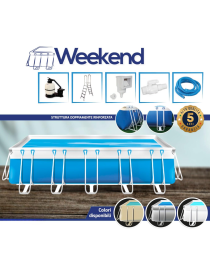 PISCINA FUORI TERRA WEEKEND L 2,84 X 5,94 H140