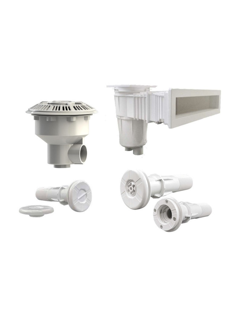 KIT SKIMMER COMPLETO PER PISCINE INTERRATE