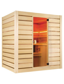 SAUNA FINLANDESE ECCOLO 4,5kW DA 6 POSTI