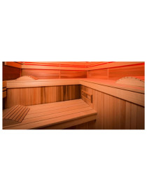SAUNA FINLANDESE ECCOLO 4,5kW DA 6 POSTI