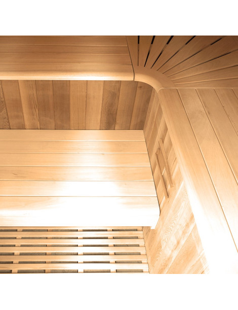 SAUNA FINLANDESE ECCOLO 4,5kW DA 6 POSTI