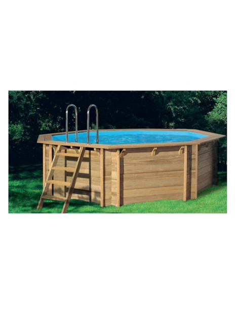 PISCINA FUORI TERRA IN LEGNO ROTONDA TIGRE