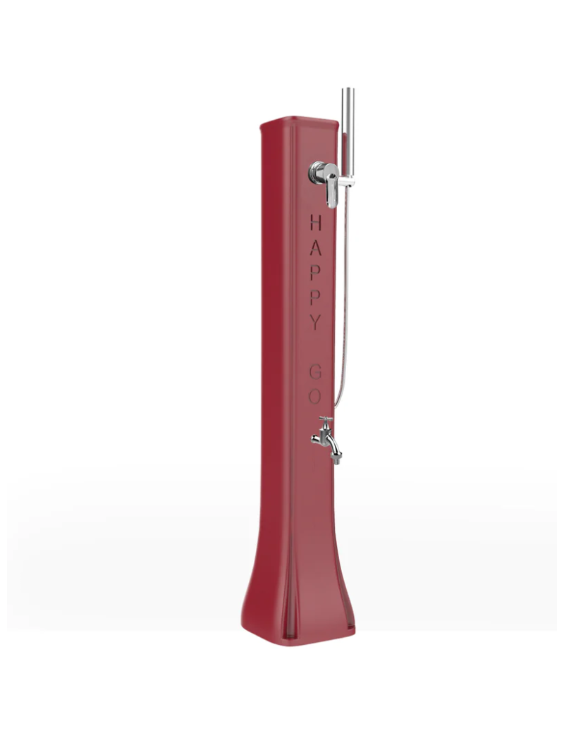 DOCCIA SOLARE HAPPY GO 19LT HG180 CON DOCCETTA E PORTAGOMMA