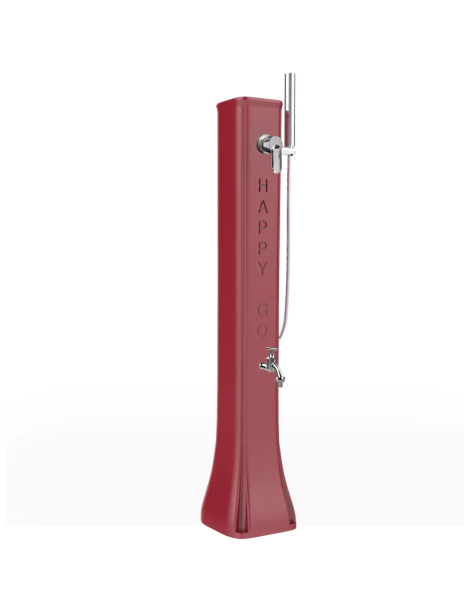 DOCCIA SOLARE HAPPY GO 19LT HG180 CON DOCCETTA E PORTAGOMMA