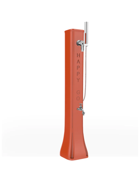 DOCCIA SOLARE HAPPY GO 19LT HG180 CON DOCCETTA E PORTAGOMMA