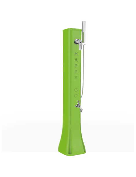 DOCCIA SOLARE HAPPY GO 19LT HG180 CON DOCCETTA E PORTAGOMMA