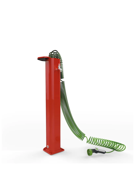 FONTANA TRADIZIONALE GS145 CON PORTAGOMMA E PISTOLA IRRIGAZIONE