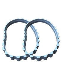 SET CINGOLO LARGO (2PZ) PER MOZZO CON TRAZIONE A CINGHIA PER ROBOT MOZZO
