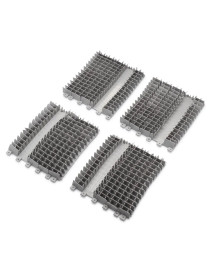 6101656 SPAZZOLA PVC CORTA GRIGIA COMBY