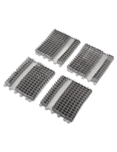 6101656 SPAZZOLA PVC CORTA GRIGIA COMBY