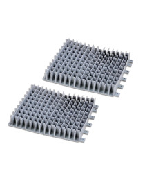 6101635 SPAZZOLA PVC CORTA GRIGIA