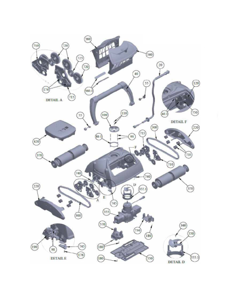 RICAMBI ROBOT MOZZO ADVANCE TOP DAL 2021
