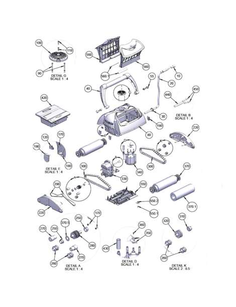RICAMBI ROBOT MOZZO ADVANCE TOP FINO AL 2021